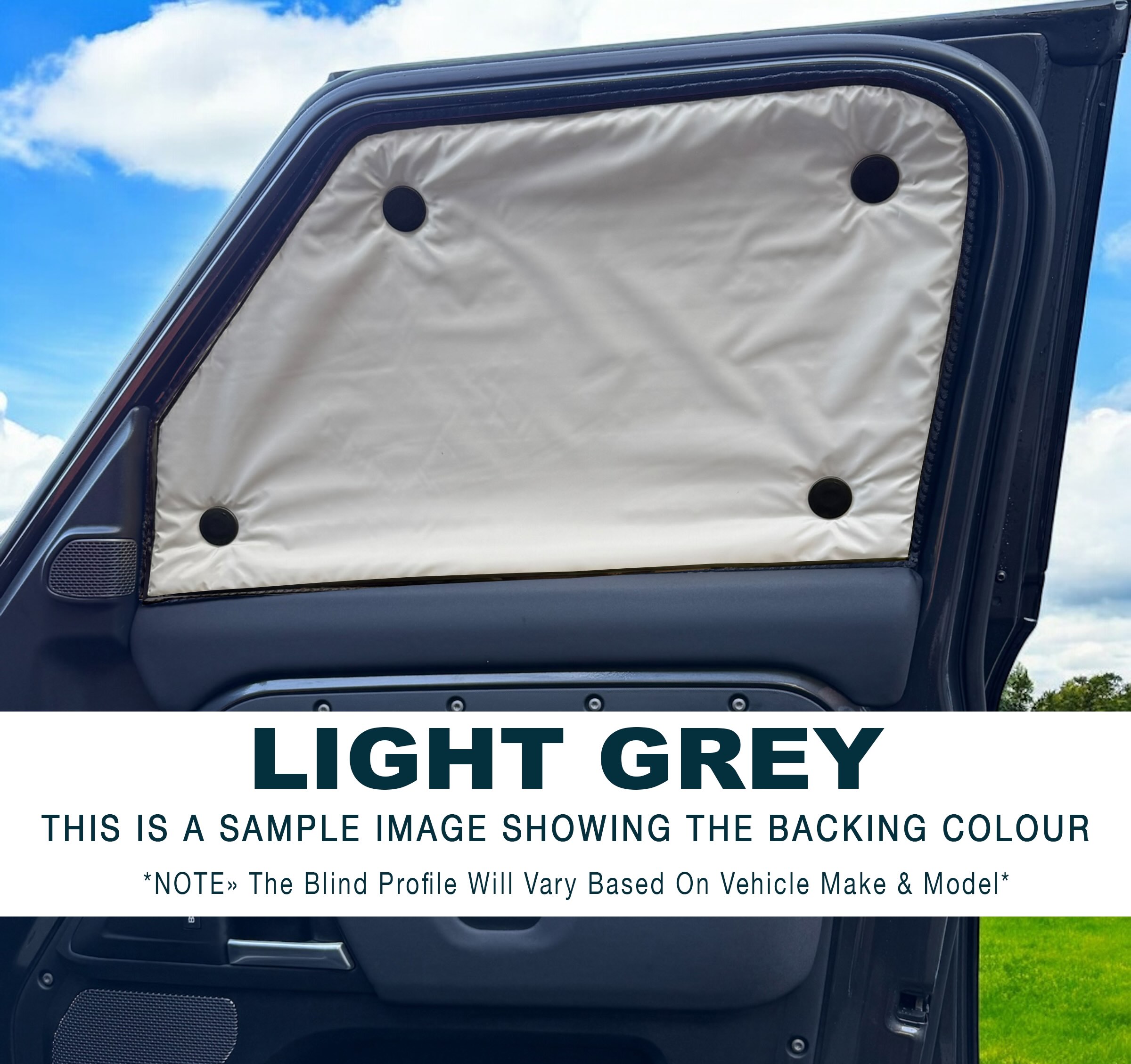 Thermal Blinds For Vauxhall Vivaro Life Short Wheelbase (2019-Now) LIGHT