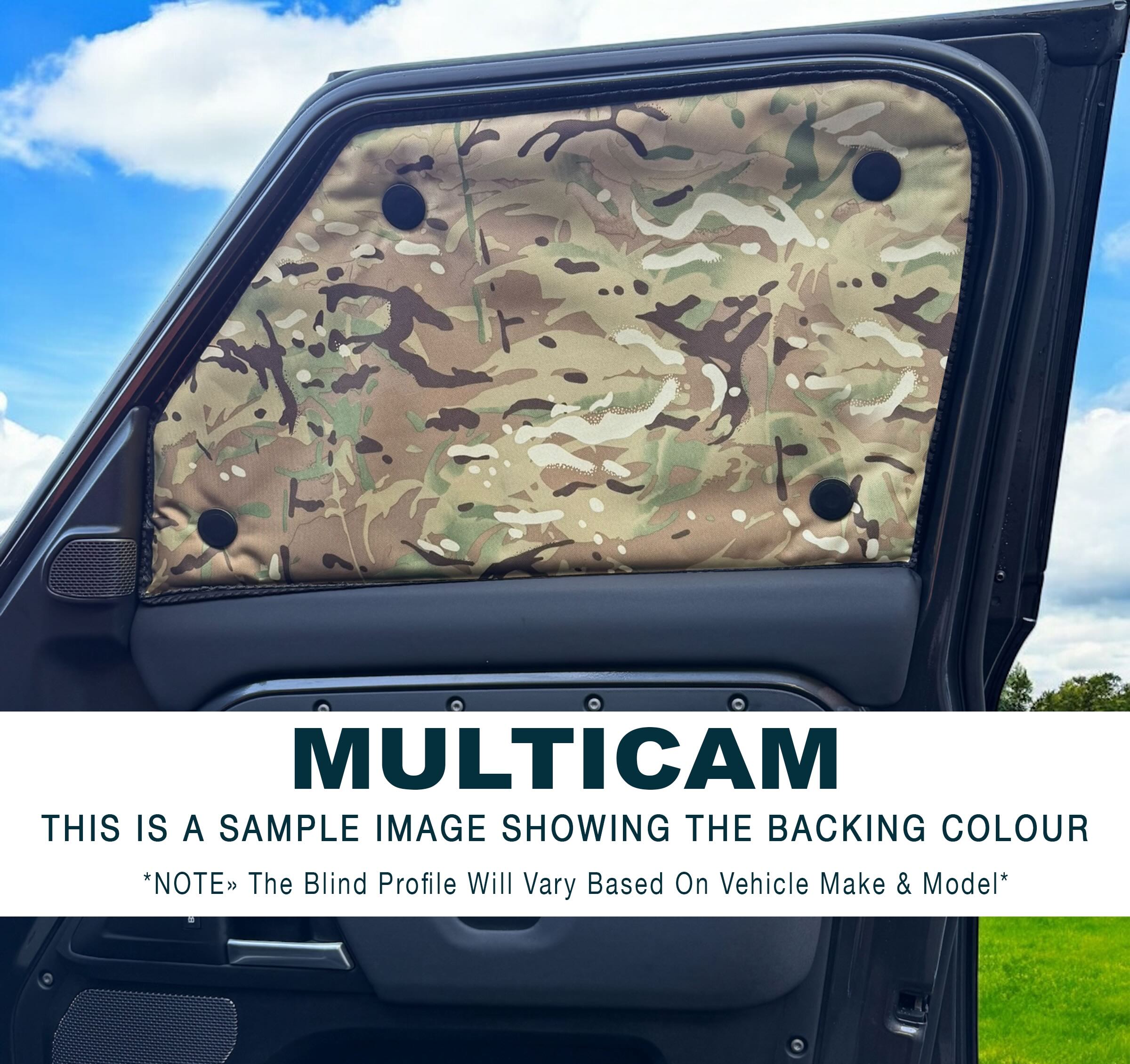 Thermal Blinds For Volkswagen Beetle (1964-Now) 3 Door CAMO - Picture 11 of 13